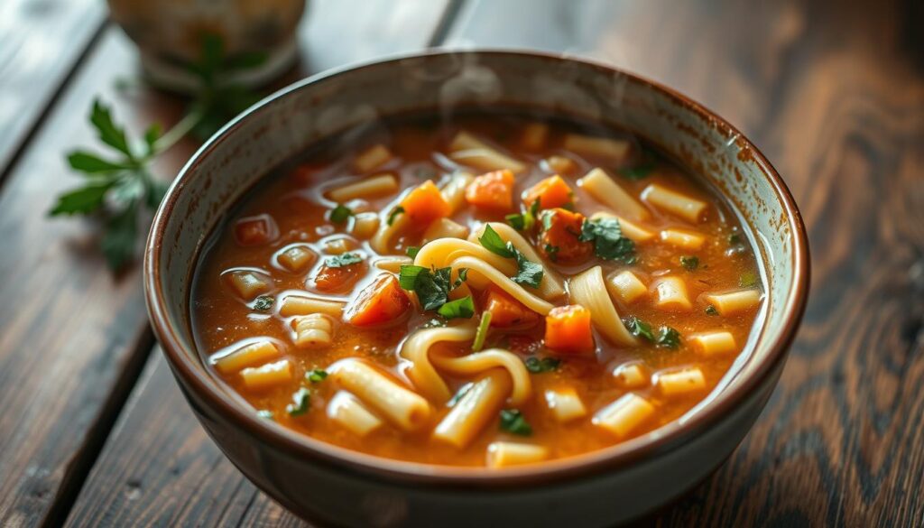 Italian noodle soup