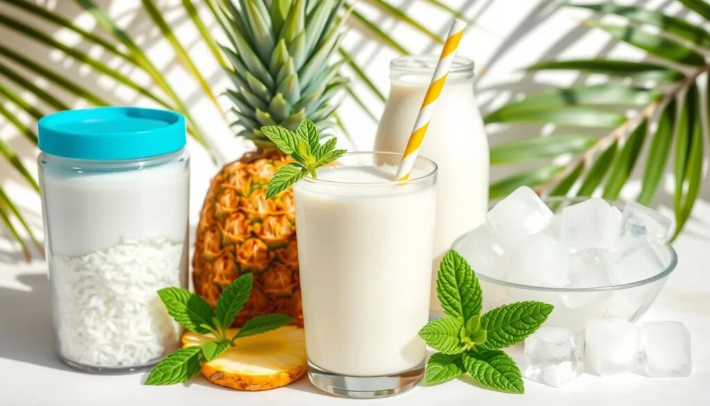 Pineapple Coconut Smoothie Ingredients