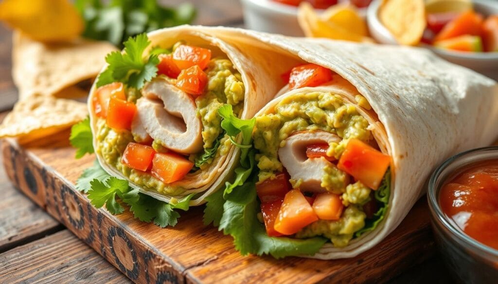 Turkey Guacamole Wrap