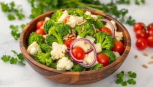 broccoli cauliflower salad recipe