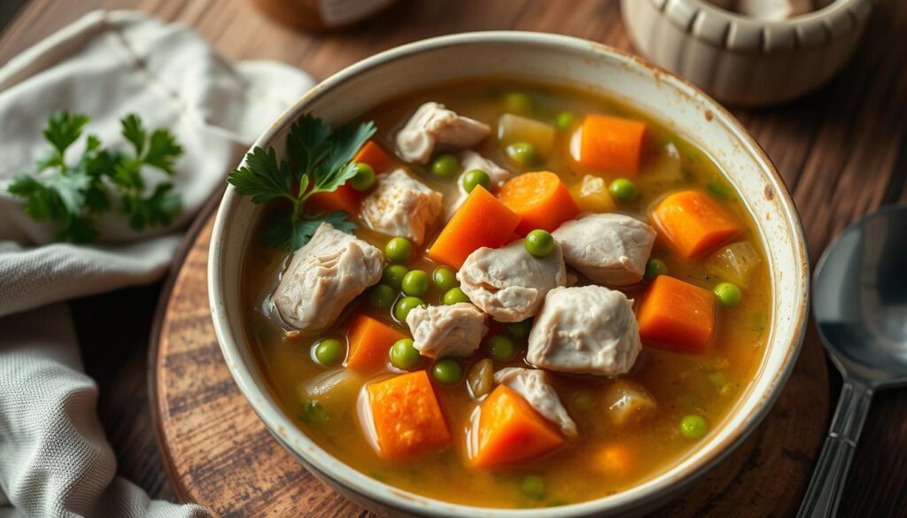 chicken and vegetable soup