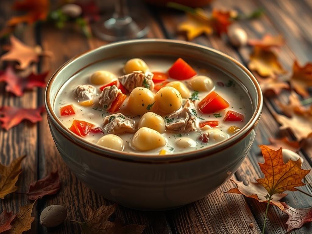 delicious chicken gnocchi soup