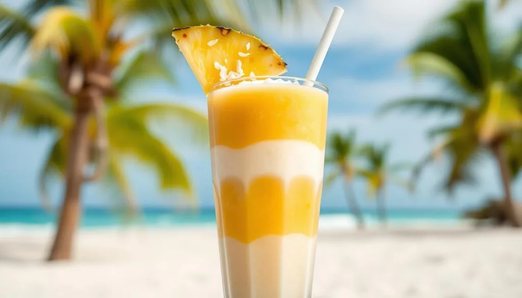 pineapple coconut smoothie