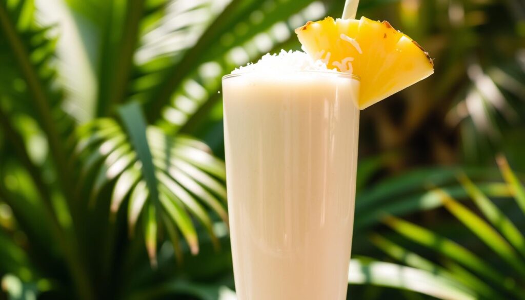 pineapple coconut smoothie