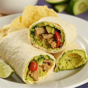 Turkey Guacamole Wrap