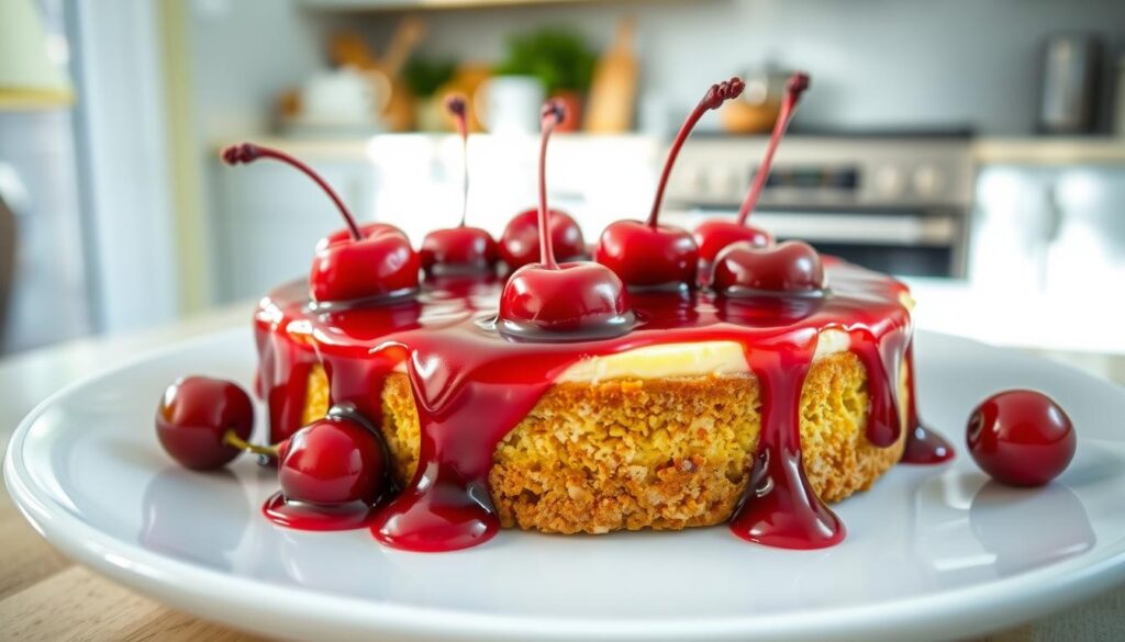 Cherry cheesecake