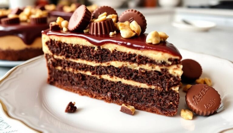 Reese's Peanut Butter Chocolate Cake CheeseCake