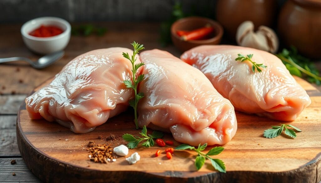 chicken breasts