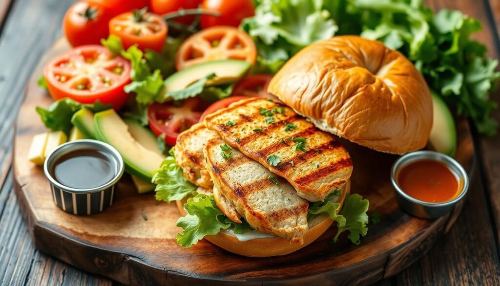 gourmet chicken sandwich ingredients