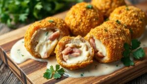 Chicken Cordon Bleu Meatballs