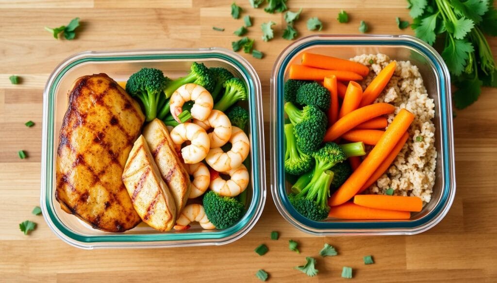 Chicken and Shrimp Meal Prep