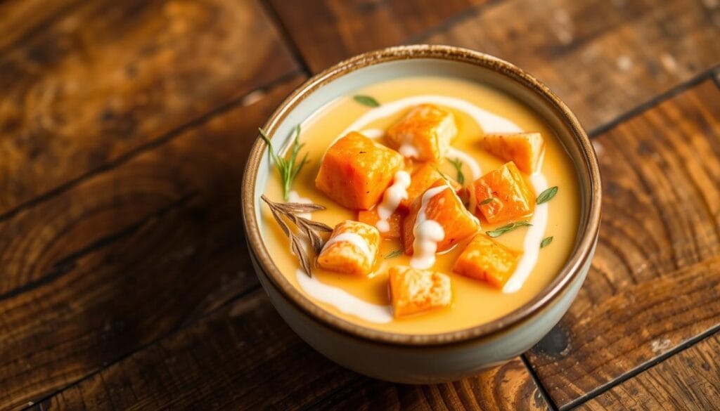 Creamy Lobster-Vanilla Bean Bisque