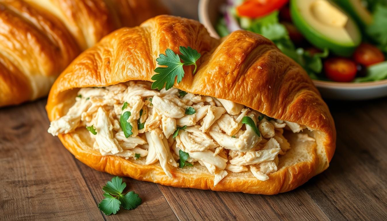 Croissant Stuffed with Chicken