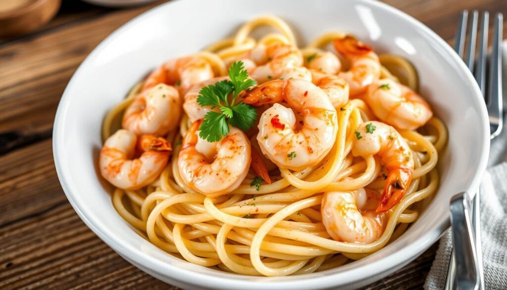 Garlic Butter Shrimp Pasta