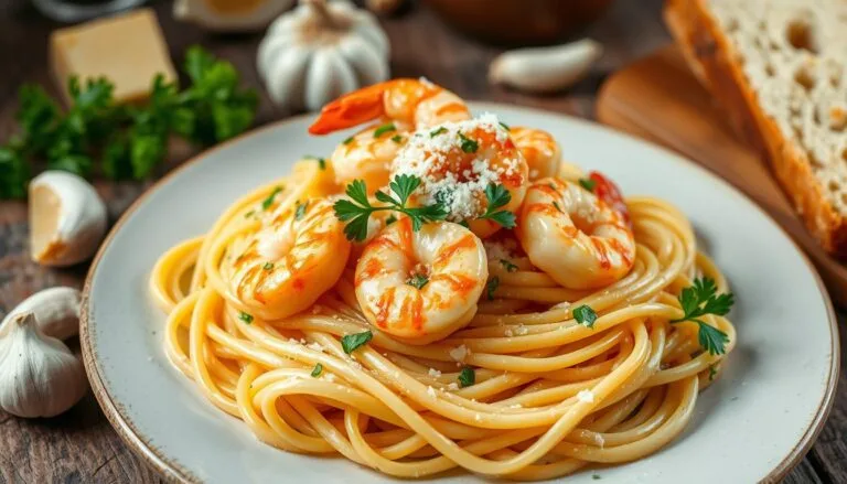 Garlic Butter Shrimp Pasta