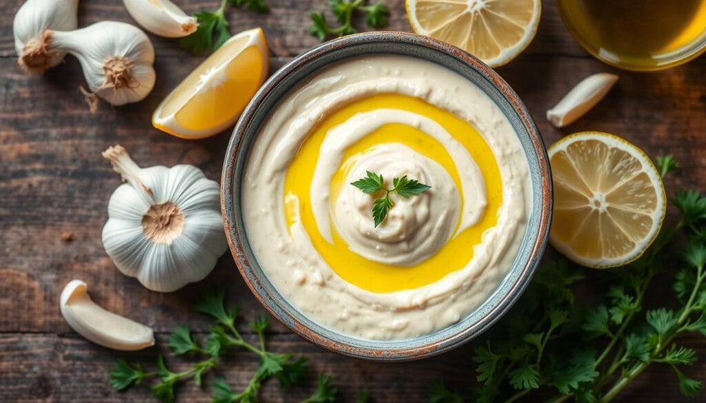 Homemade tahini spread