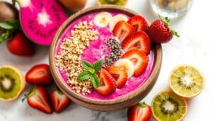 Pink Pitaya Smoothie Bowl