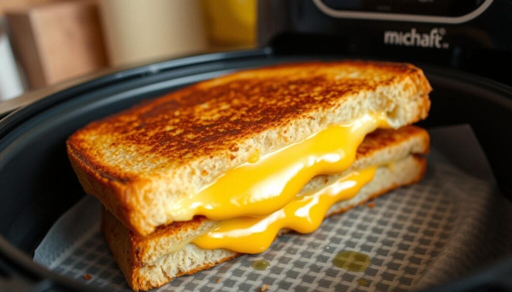 air fryer grilled cheese