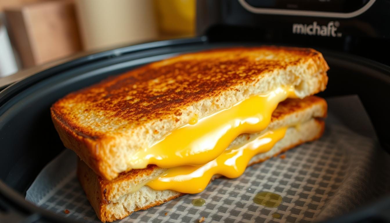 Perfect Air Fryer Grilled Cheese In 10 Min