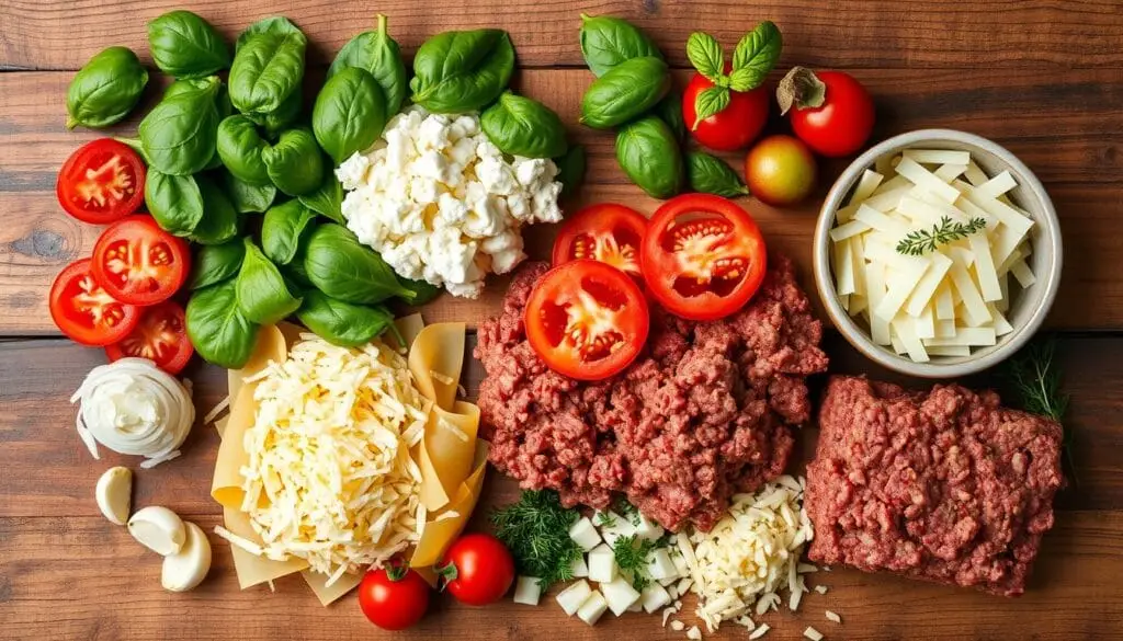 lasagna ingredients