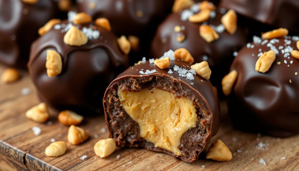 Chocolate Peanut Butter Bites Texture