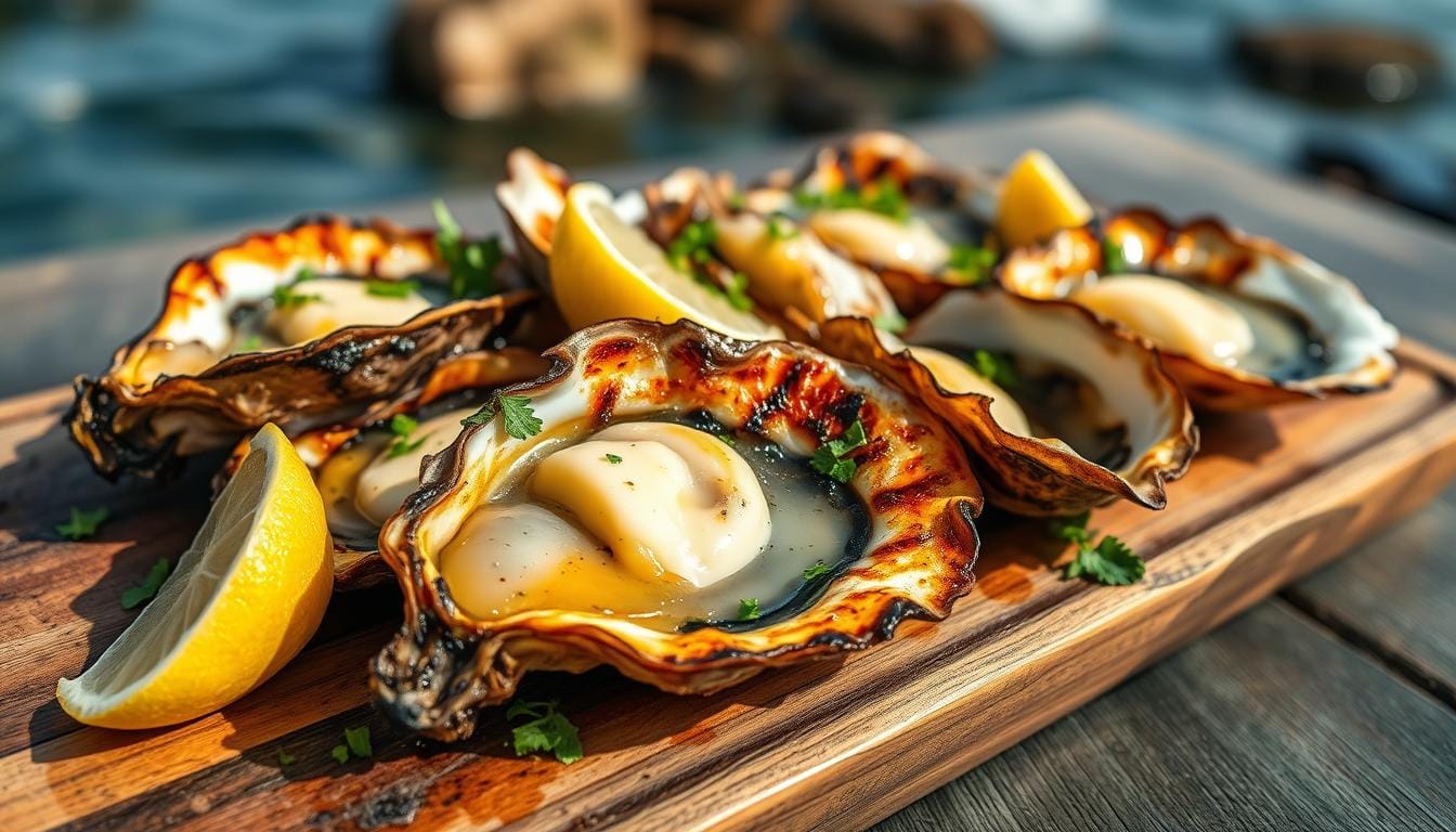 Mouth-Watering Grilled Oysters - A Seafood Treat