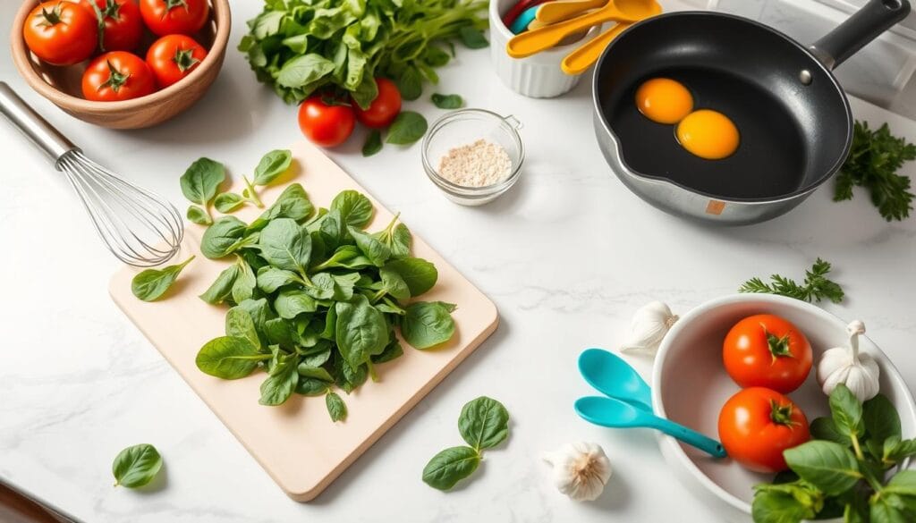 Kitchen Tools for Spinach Egg Recipes