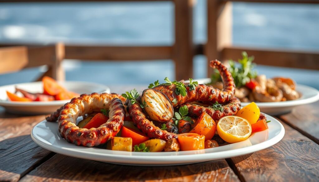 Mediterranean Octopus Cuisine