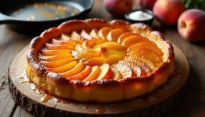 Peach Tarte Tatin