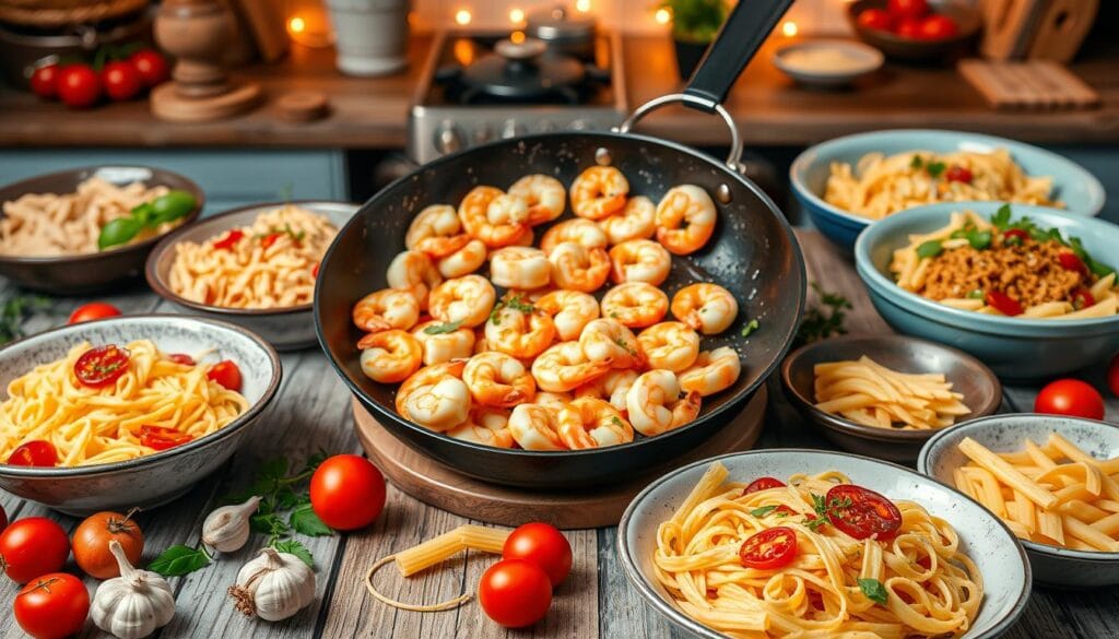 Shrimp and Pasta Cooking Guide