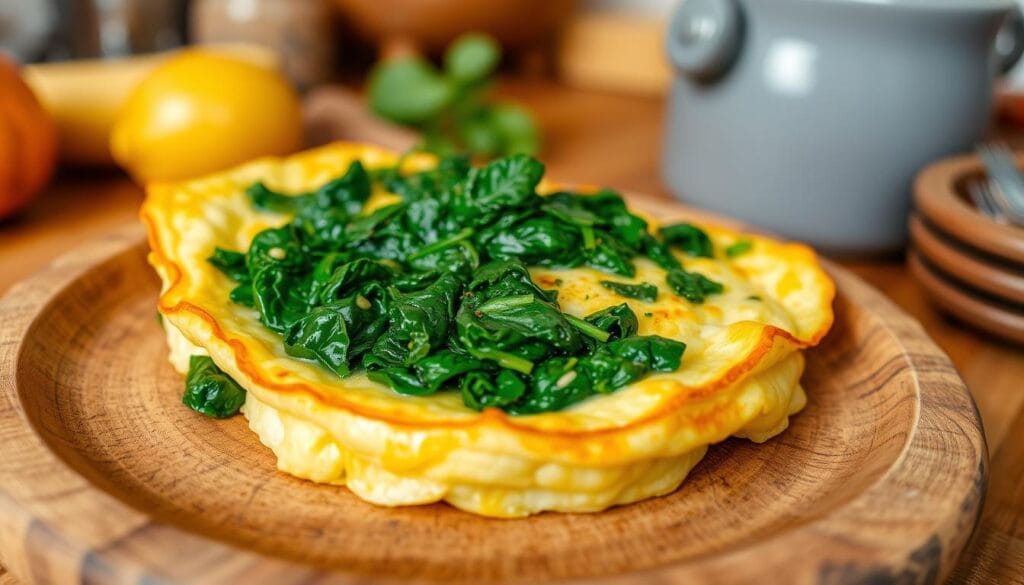 Spinach and Egg Omelet