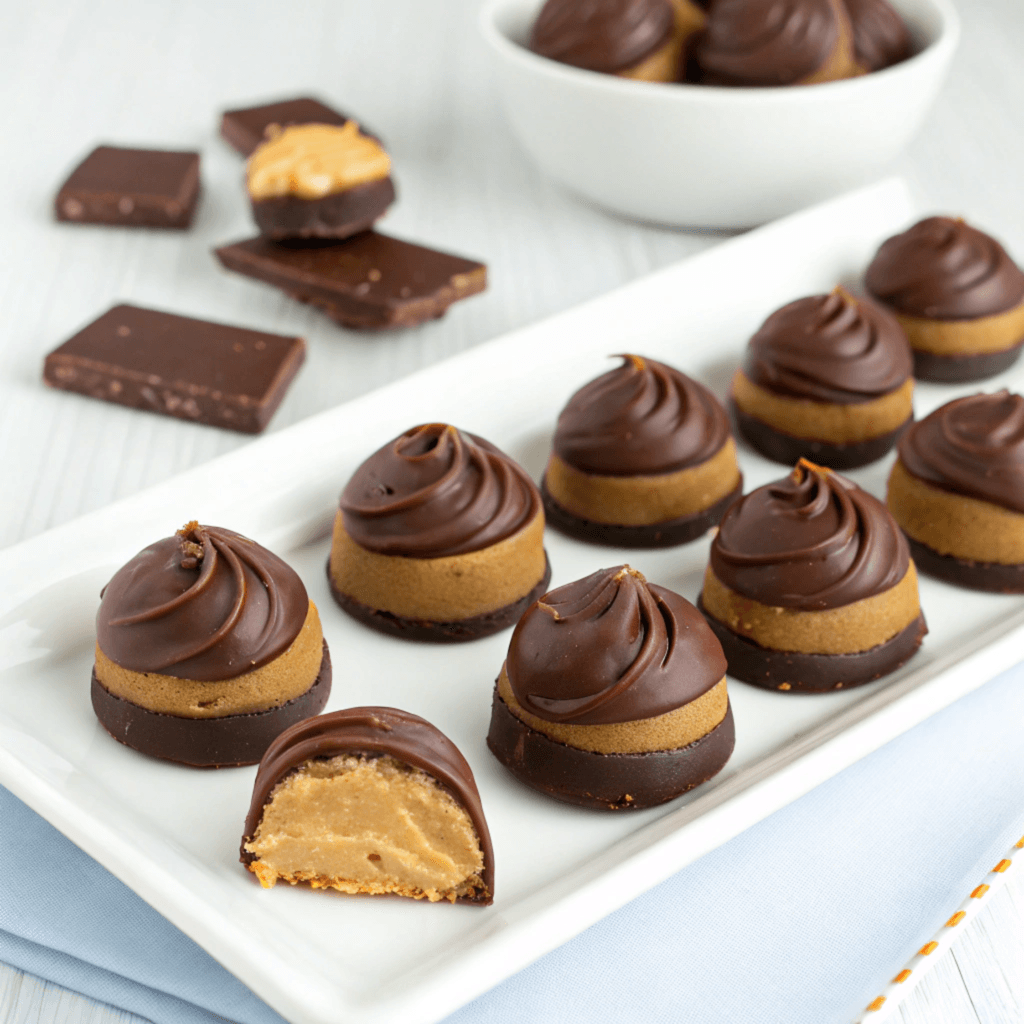 chocolate peanut butter bites recipe 1