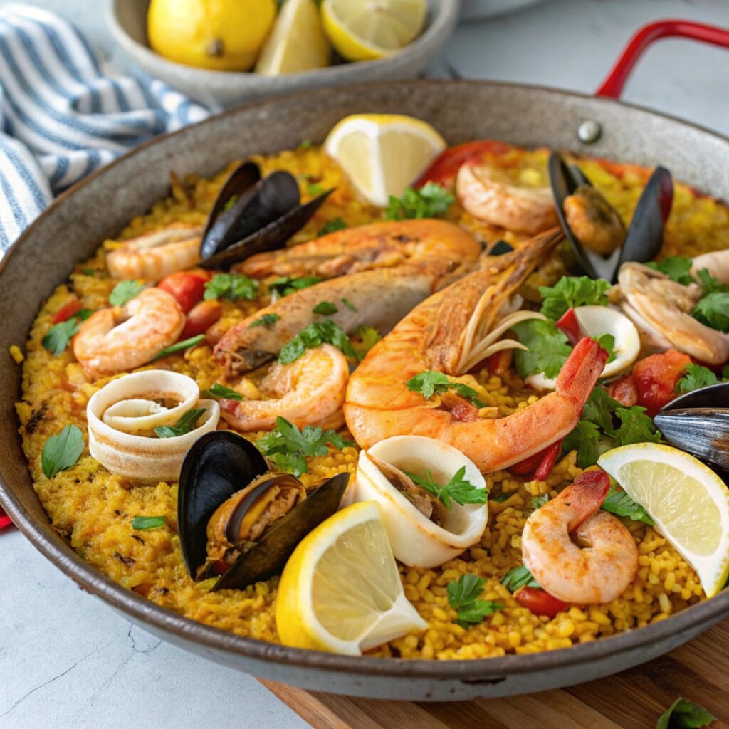 seafood paella