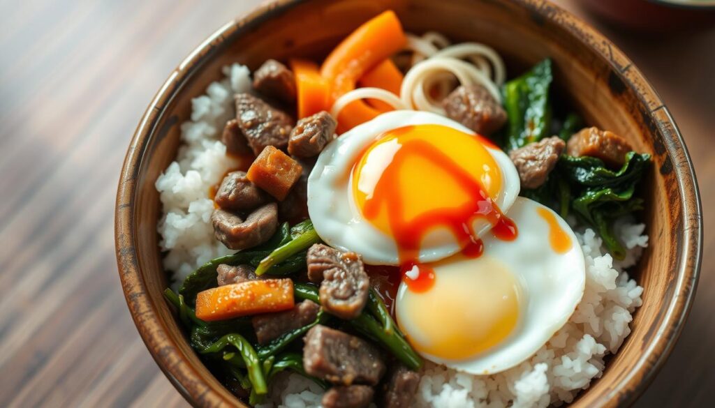 Authentic Korean Rice Bowl Bibimbap