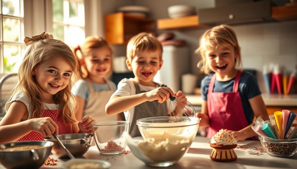 Kids Baking Desserts