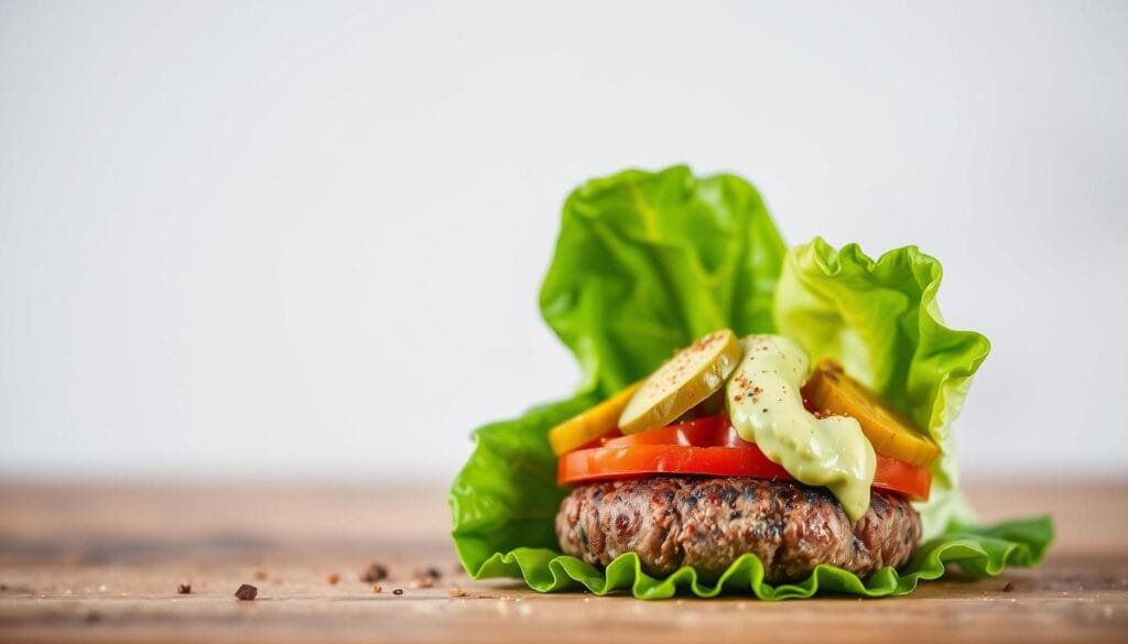 Low-Carb Burger Lettuce Wrap